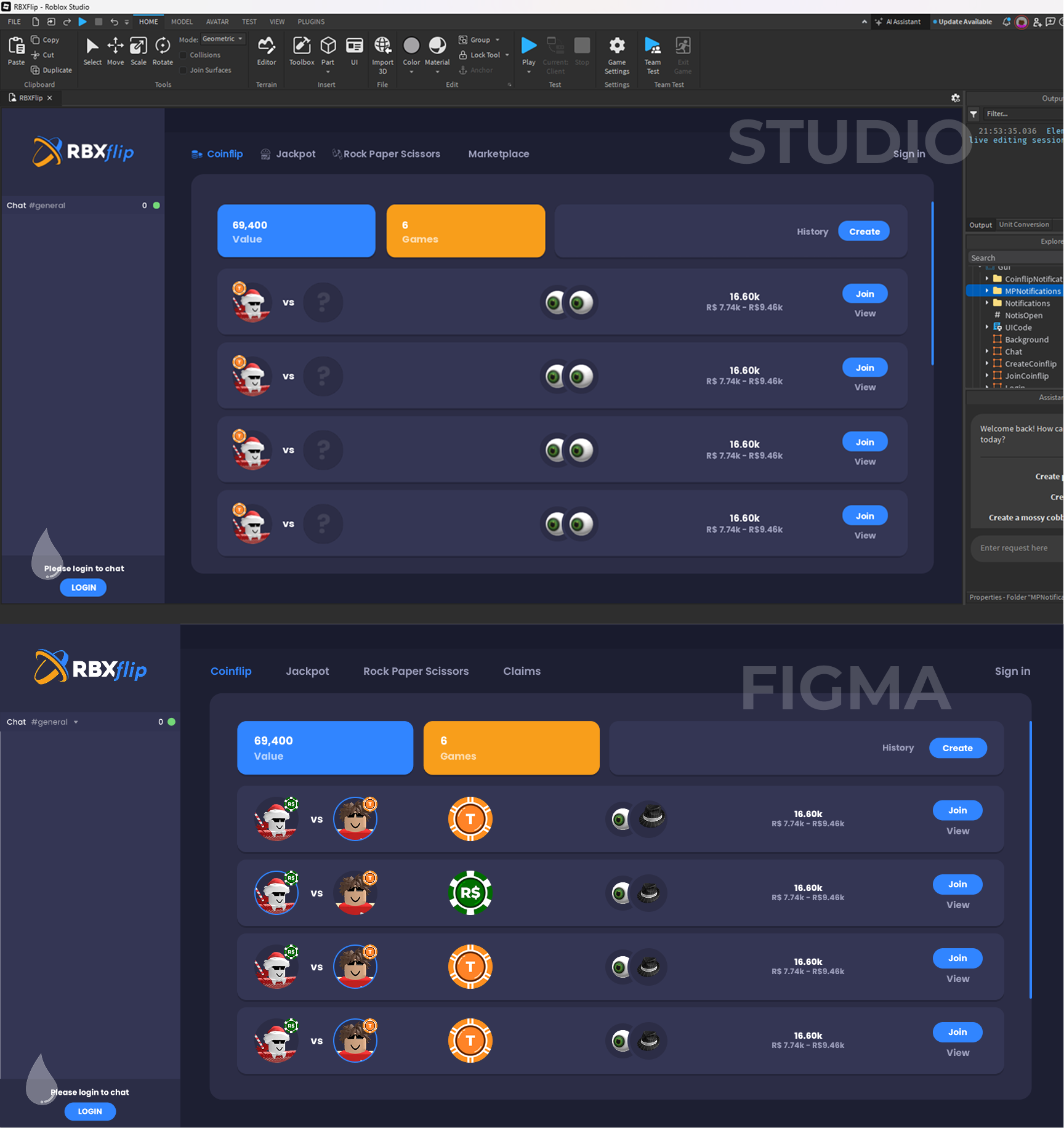 Figma UI to ROBLOX